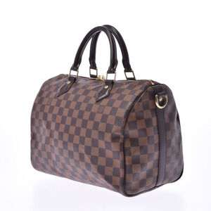 Louis Vuitton Handbag Bandouliere Brown Damier Speedy Canvas